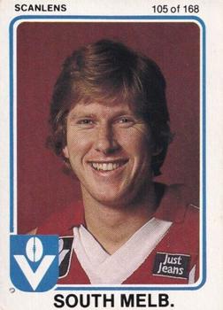 1981 Scanlens VFL #105 Michael Smith Front